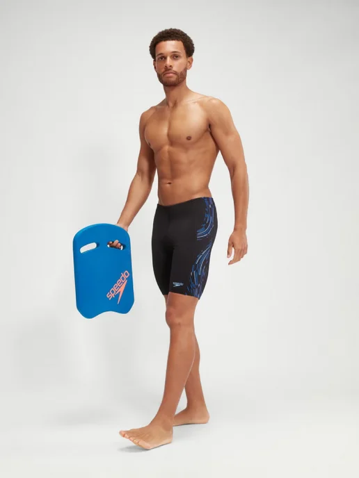 Speedo джаммеры мужские для плавания MENS PANEL JAMMER, голубой, фото 7