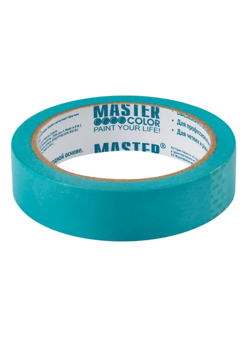 Master Color Малярный бумажный скотч 38 мм х 25 м лента сверхтонкая, 25 м, фото 8