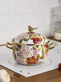 Кастрюля эмалированная с крышкой Фландрия 2,1 л Agness 329911006 купить за 3 278 ₽ в интернет-магазине Wildberries
