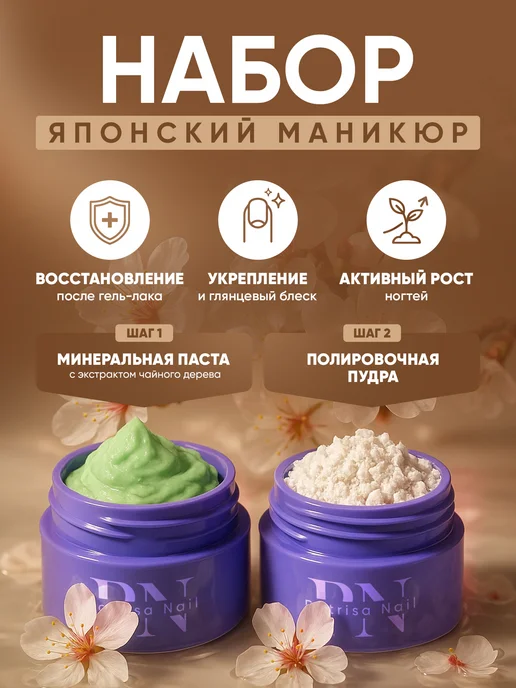 PATRISA NAIL Набор для укрепления ногтей Японский маникюр, вариант