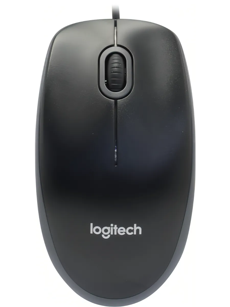 LOGITECH Мышь B100 (черный)