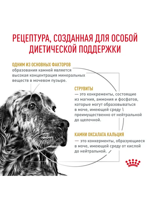 Сухой корм Royal canin Urinary Лечебный для собак, 2 кг, фото 7