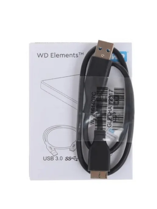Western Digital Внешний жесткий диск 2.5" 2Tb Elements Portable USB3 Черный, 4 ТБ, фото 4
