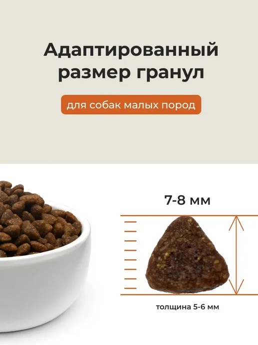 Сухой корм ALMO NATURE для собак, мелкие, говядина, 2 кг, фото 5