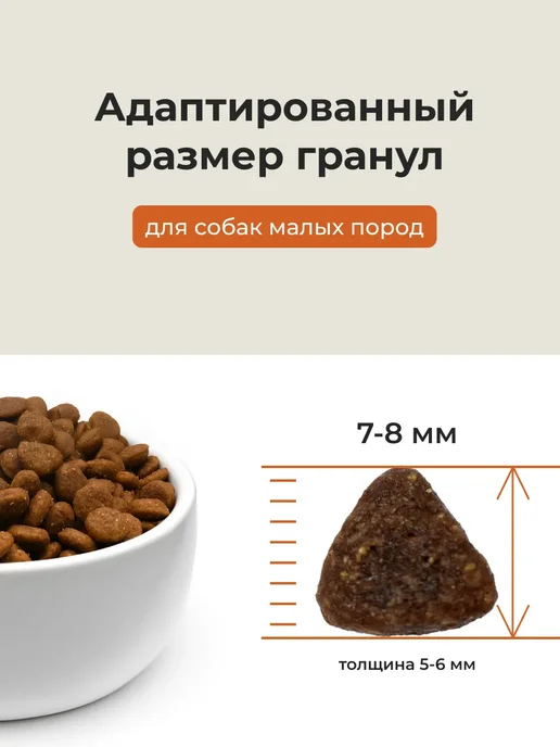 Сухой корм ALMO NATURE для собак, мелкие, курица, 2 кг, фото 4