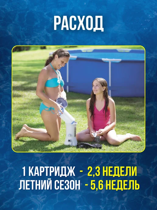 Intex Картридж А для фильтра насоса сменный для бассейна 29000, 2 шт, фото 5