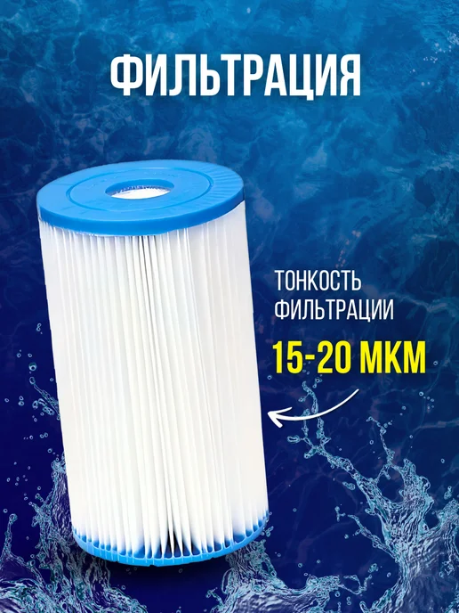 Intex Картридж А для фильтра насоса сменный для бассейна 29000, 2 шт, фото 7