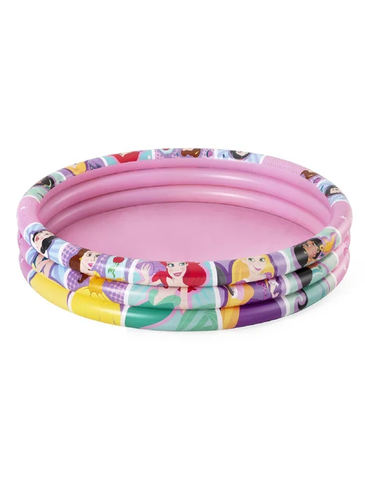 Бассейн детский 122*25см 3 кольца Disney Princess Bestway, 122x25 см