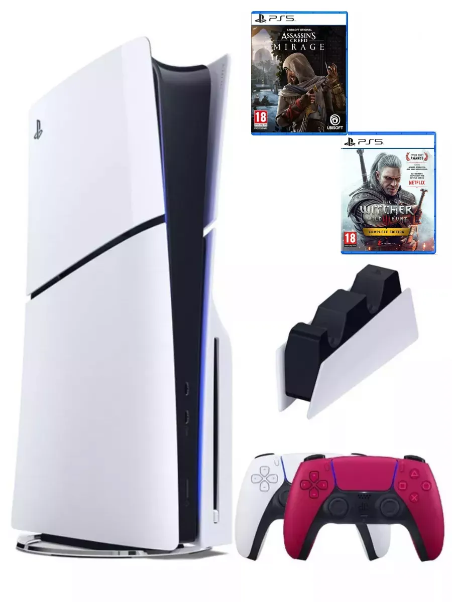PS5(ПС5)Игровая приставка PlayStation 5 Slim + 2 игры SONY 330239897 купить за 129 032 ₽ в интернет‑магазине Wildberries