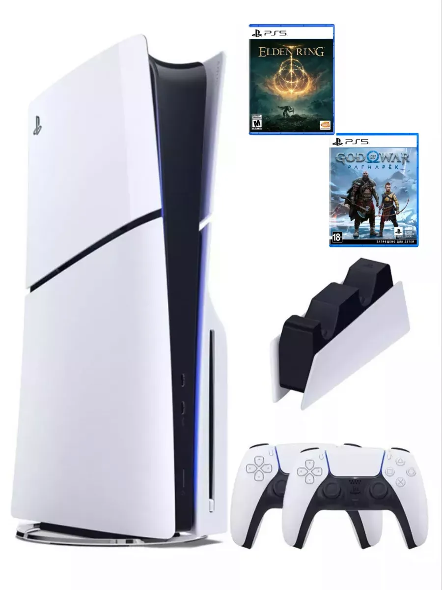 SONY Игровая приставка PlayStation5 Slim + 2 игры