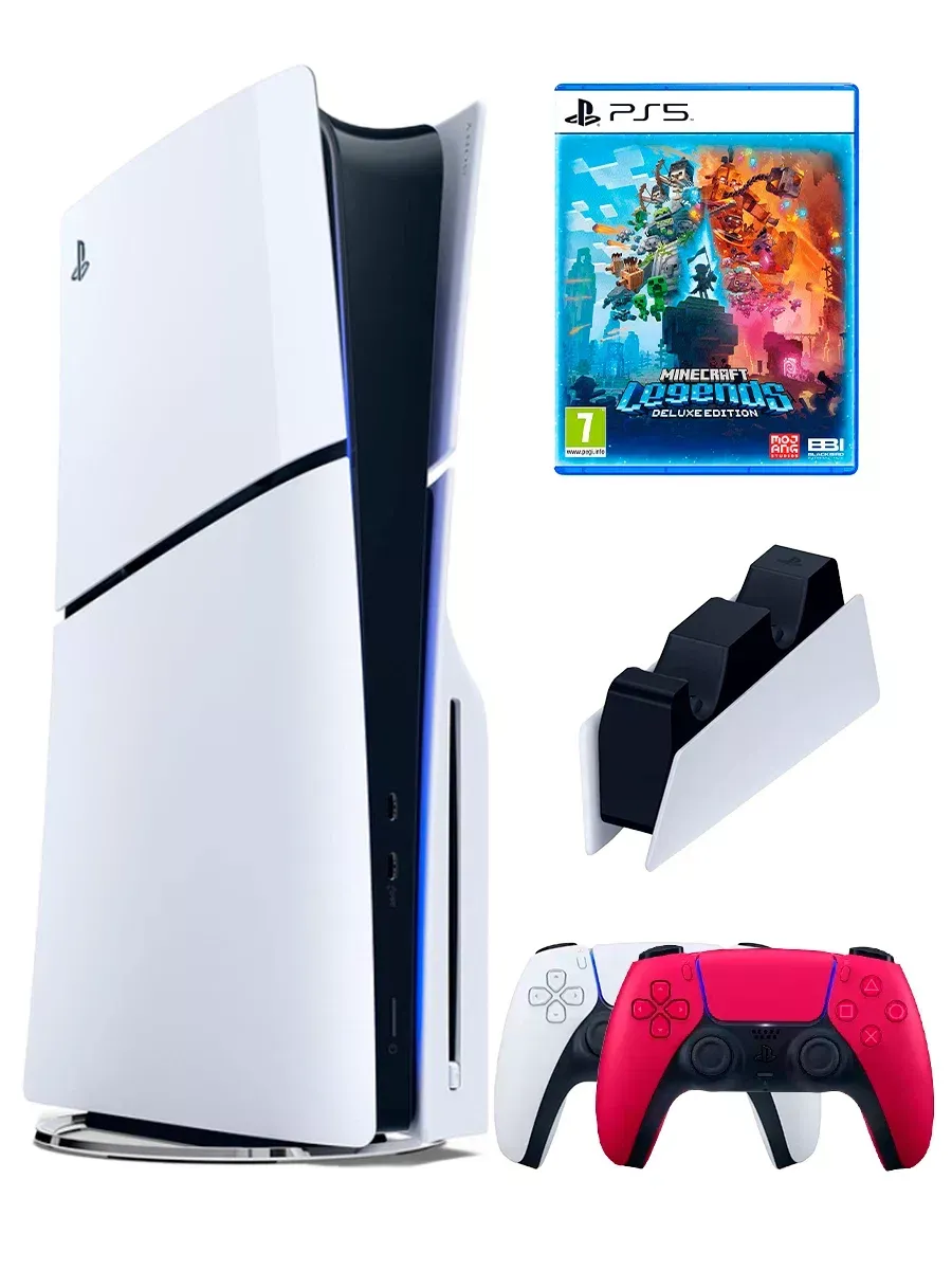 PS5 (ПС5)Игровая приставка PlayStation5 Slim+ MINECRAFT SONY 330239909 купить за 119 596 ₽ в интернет‑магазине Wildberries