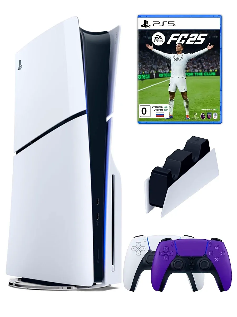 SONY PS5 (ПС5)Игровая приставка PlayStation 5 Slim+FC25