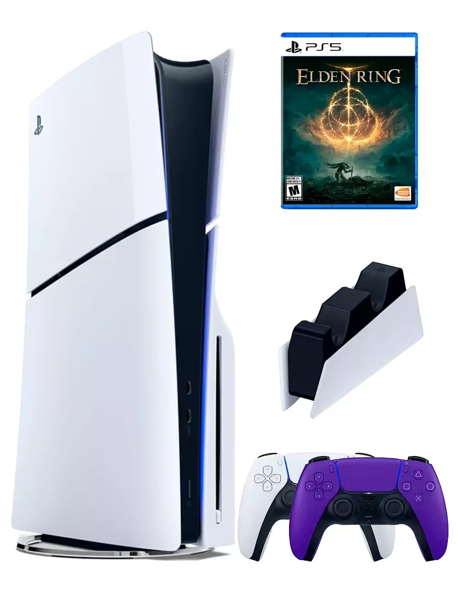 PS5(ПС5) Игровая приставка PlayStation 5 Slim + Elden Ring SONY 330239948 купить за 161 610 ₽ в интернет‑магазине Wildberries