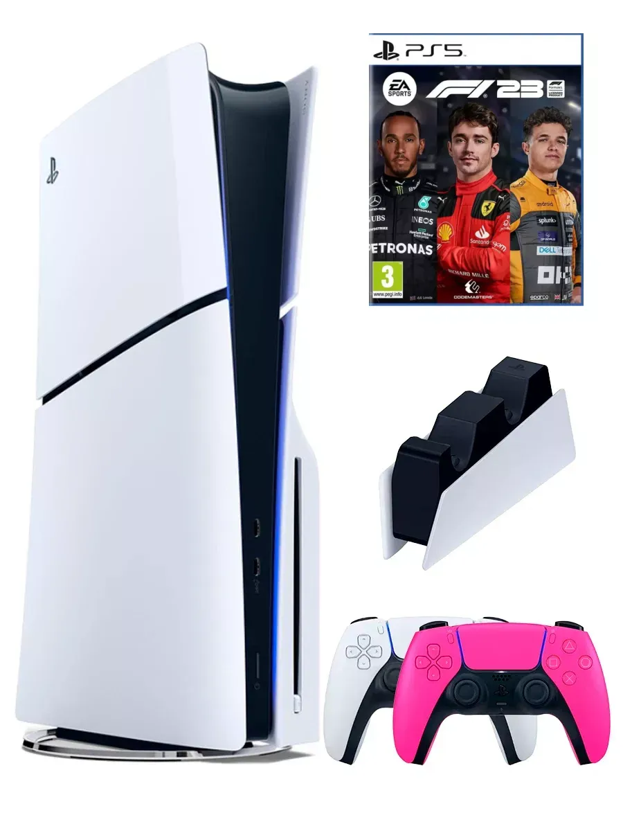 SONY PS5 (ПС5)Игровая приставка PlayStation5 Slim+ Формула 1