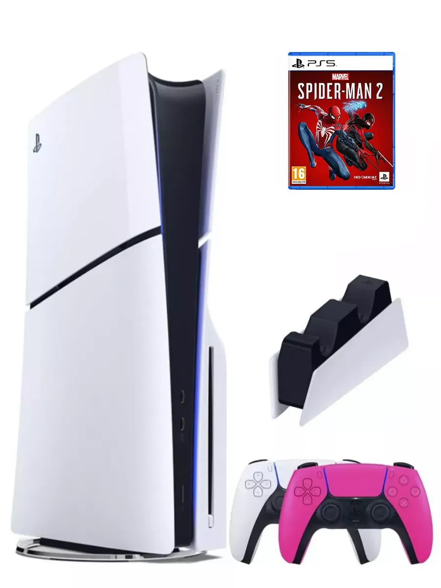 PS5 (ПС5)Игровая приставка PlayStation 5 Slim+SPIDER MAN2 SONY 330240007 купить за 171 529 ₽ в интернет‑магазине Wildberries