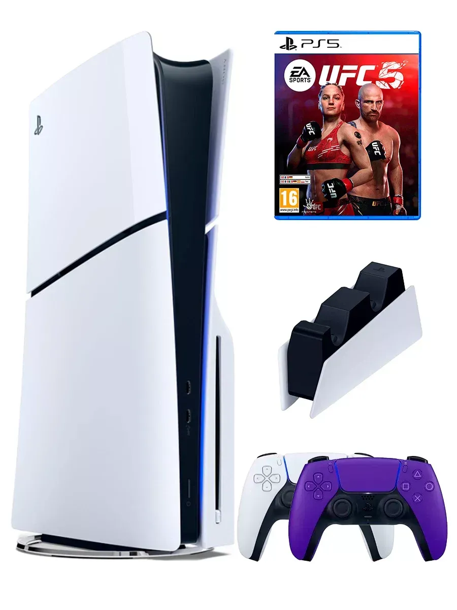 SONY PS5(ПС5)Игровая приставка PlayStation 5 Slim + UFS5