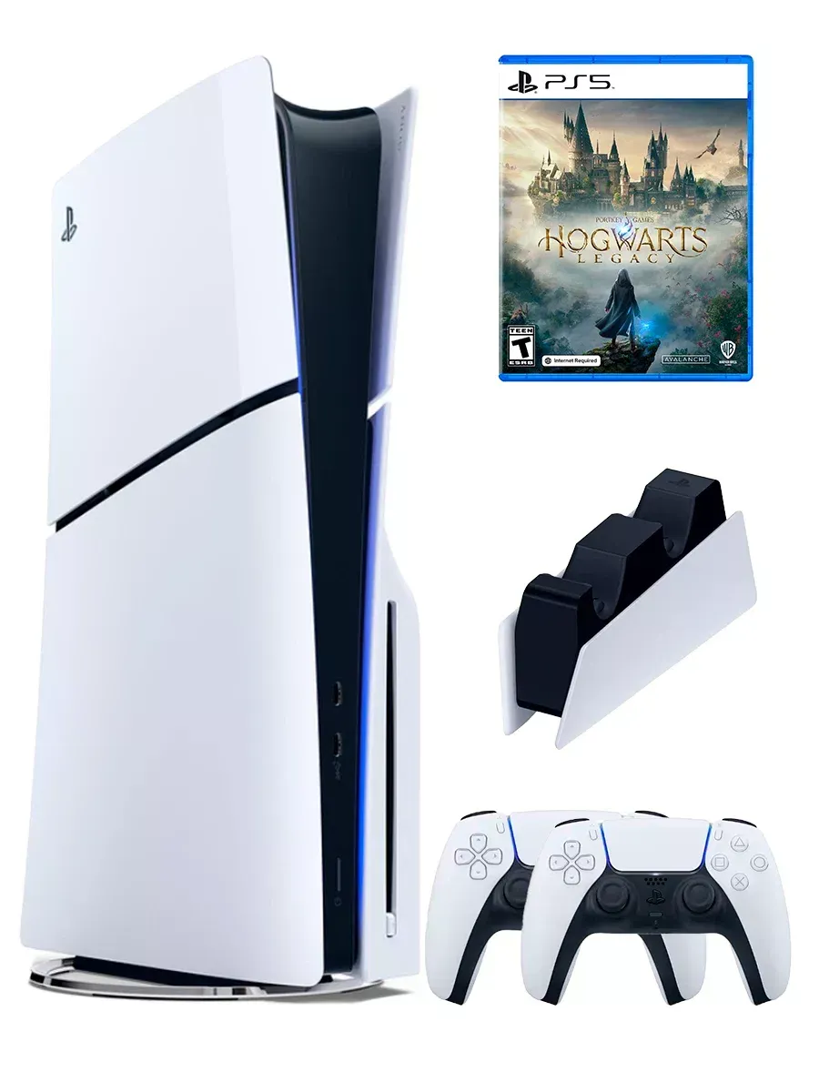 SONY PS5 (ПС5)Игровая приставка PlayStation5 Slim+Hogwarts