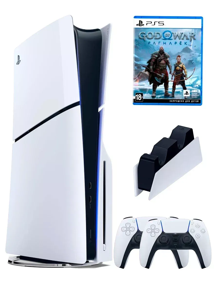 SONY PS5(ПС5)Игровая приставка PlayStation 5 Slim + Gog of War