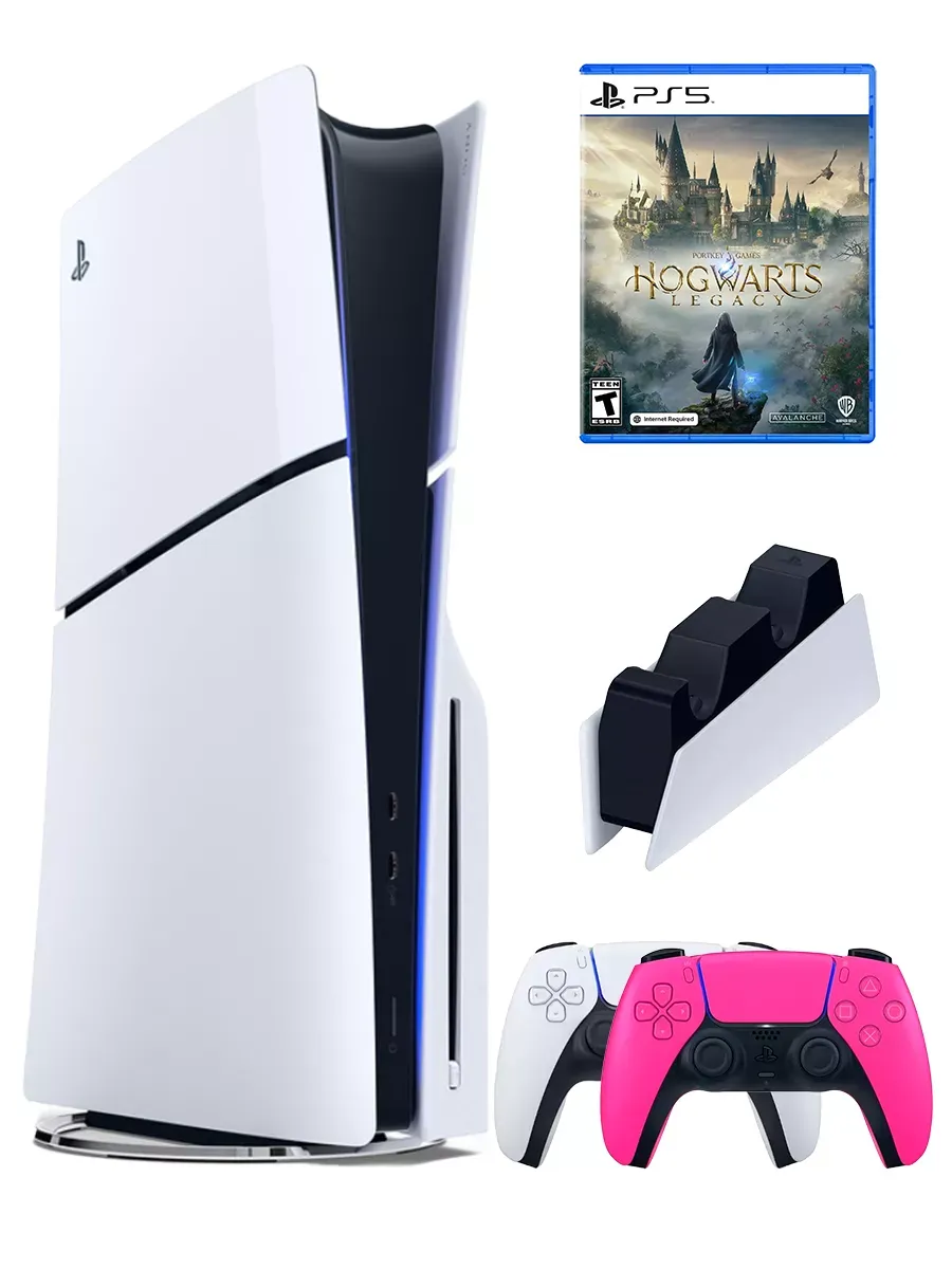 SONY PS5(ПС5)Игровая приставка PlayStation 5 Slim disc+ Hogwarts