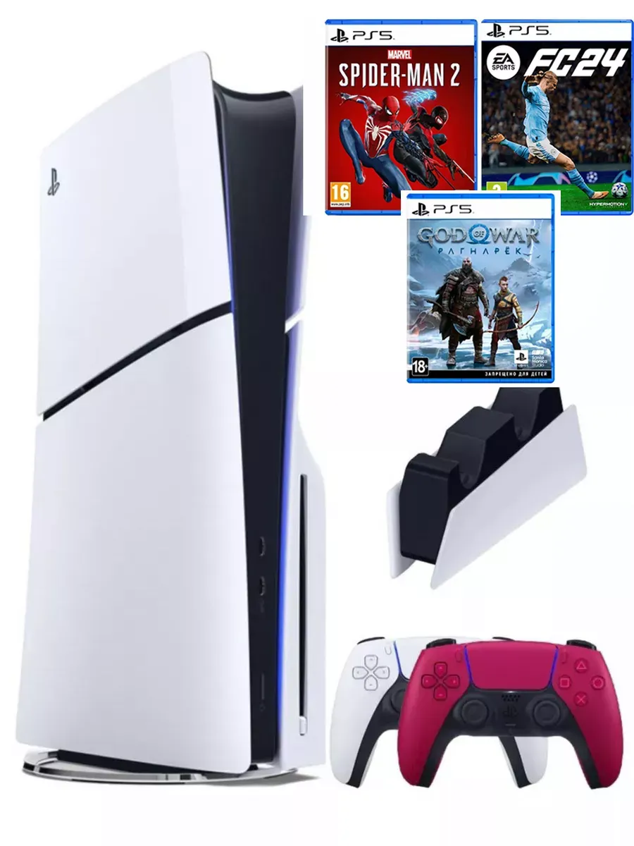 PS5 (ПС5)Игровая приставка PlayStation 5 Slim+3 игры SONY 330240097 купить за 133 425 ₽ в интернет‑магазине Wildberries