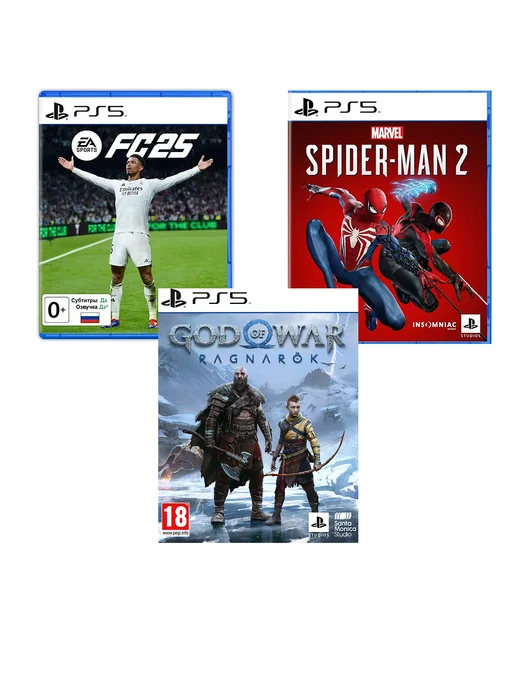 Playstation Игровая приставка 5 Slim+3 игры, вариант, фото 2