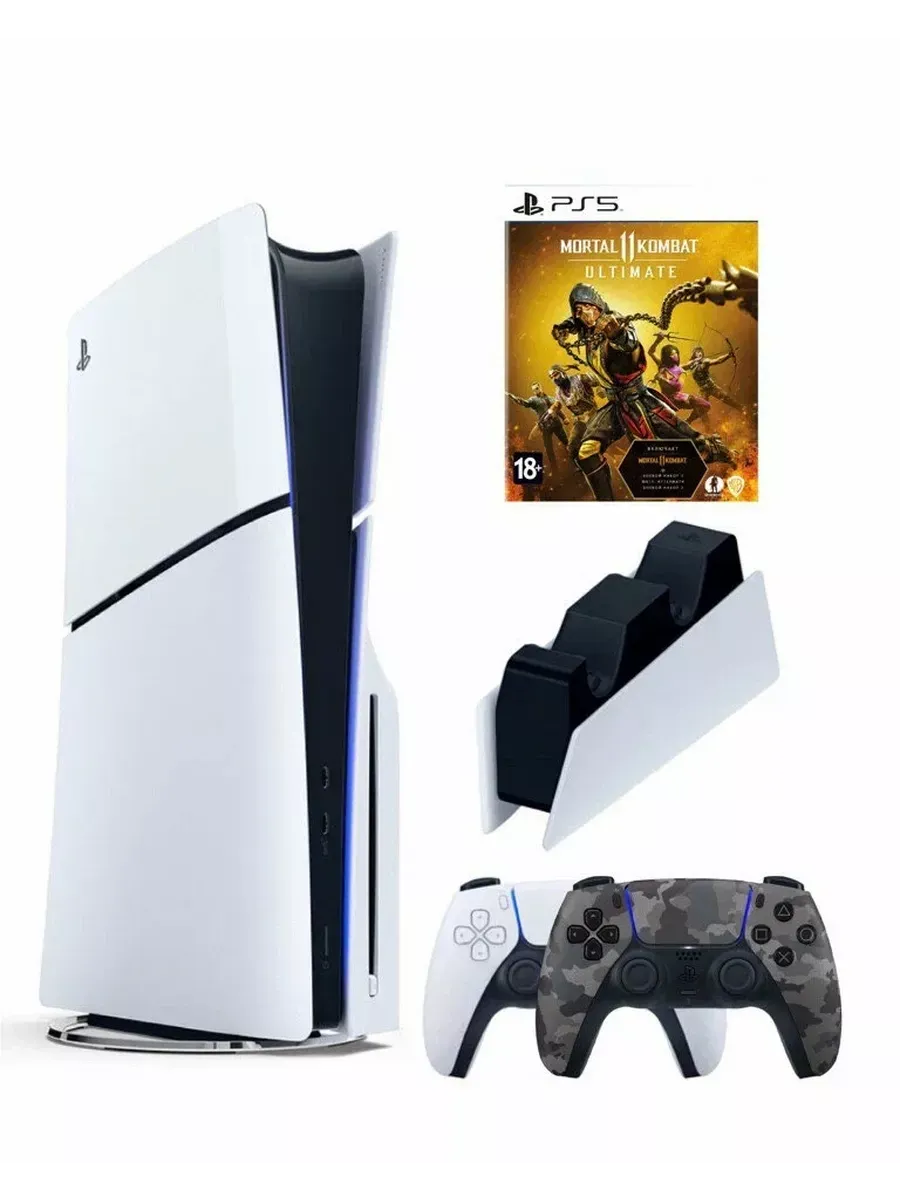 SONY PS5(ПС5)Игровая приставка PlayStation5 Slim+Mortal Kombat11