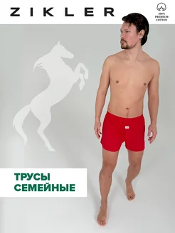 трусы мужские семейные хлопок премиум, трусы шорты, 1 шт ZIKLER 330400352 купить за 553 ₽ в интернет-магазине Wildberries