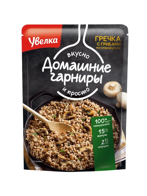 Увелка Крупа гречневая ядрица быстроразваривающаяся Экстра 800 г, 150 г