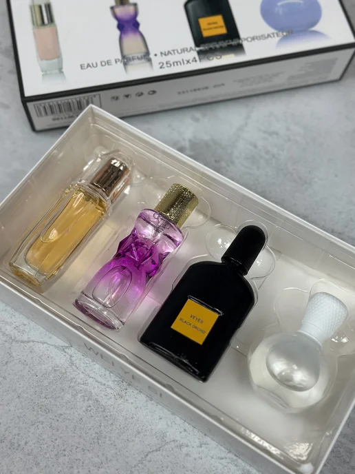PARFUMIXX Парфюмерный набор Black Orchid, Body, Manifesto, Eau Lacoste, черный, фото 2