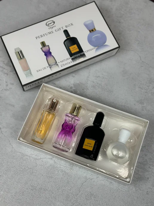 PARFUMIXX Парфюмерный набор Black Orchid, Body, Manifesto, Eau Lacoste, черный, фото 3