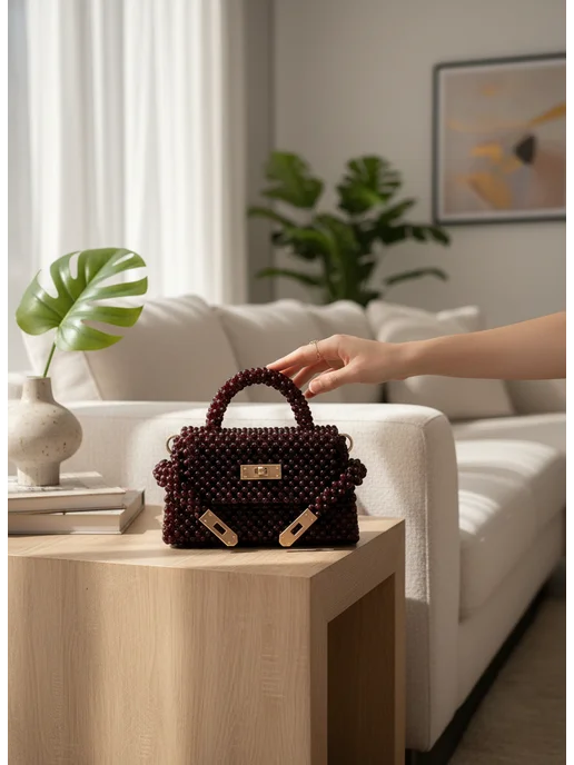 Iris Handiwork box Уникальный набор для сумки из бусин Hermes, вариант, фото 3