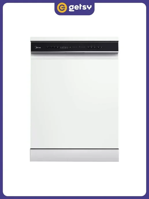 Midea Машина посудомоечная MFD60S150WI 60 см, 14 комплектов, белая, белый, фото 2