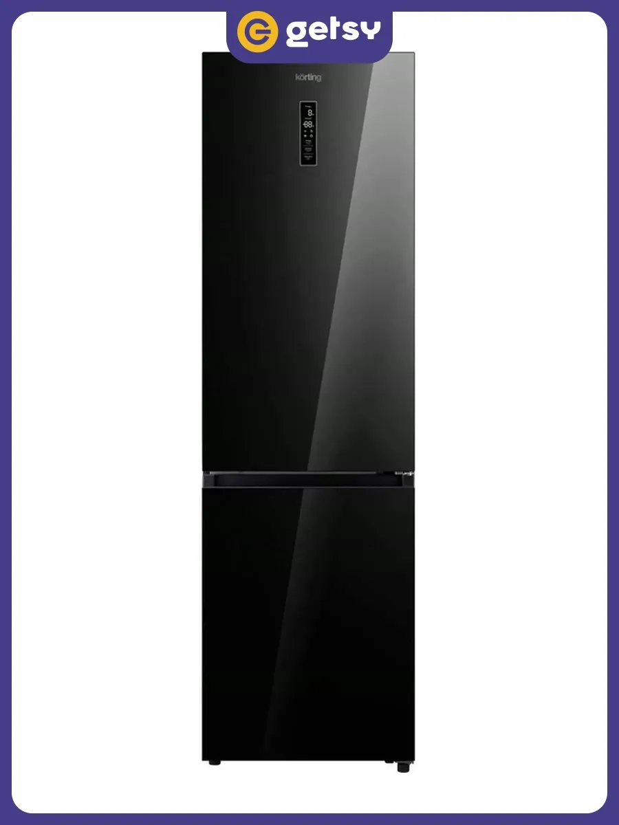 Korting Холодильник KNFC 62029 GN, 360 л, A+ черный