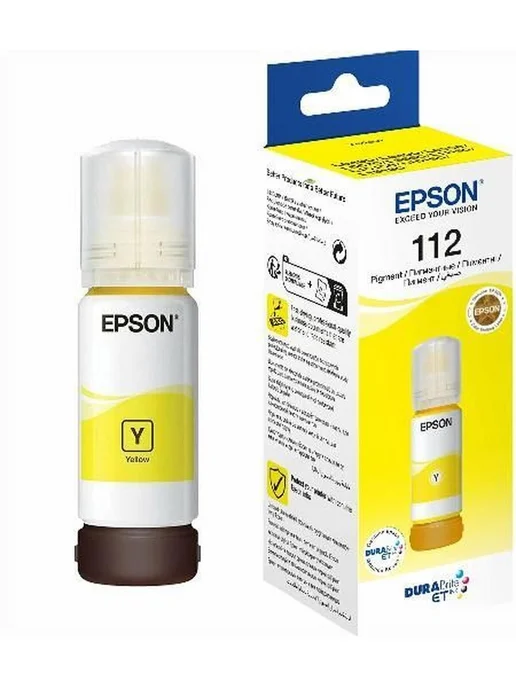 Epson Чернила C13T06C44A жёлтые, черный, фото 2