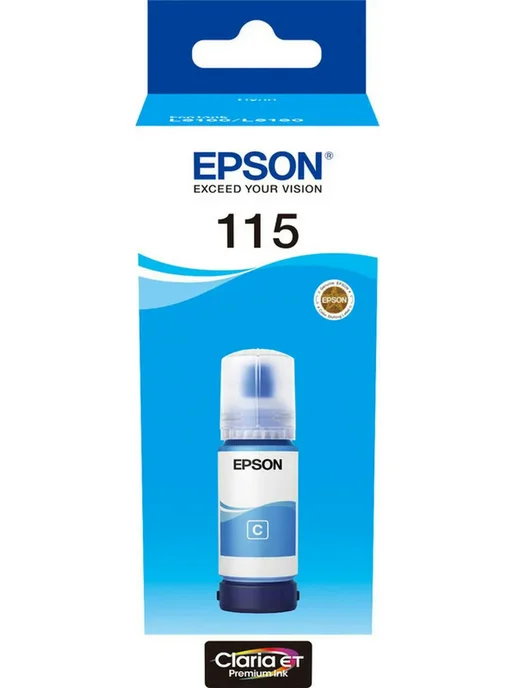 Epson Чернила C13T07D24A голубые, голубой, фото 3