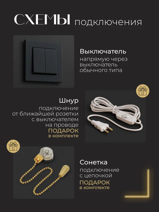 KPlight Светильник настенный бра светодиодный LED, вариант, фото 3