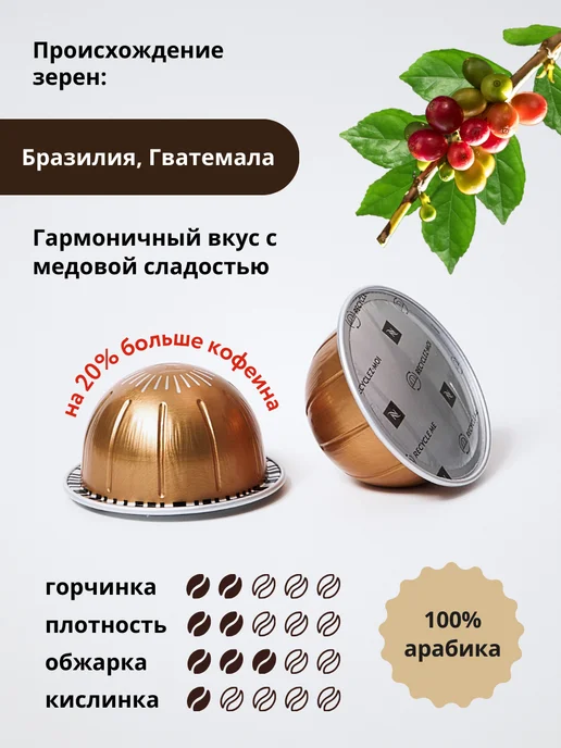 Nespresso Кофе для кофемашин Неспрессо Vertuo Melozio GO 10 шт, 10 шт, фото 2