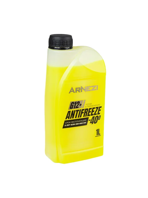 ARNEZI Антифриз для автомобиля желтый 1л G12+ Yellow G12+, 1 л