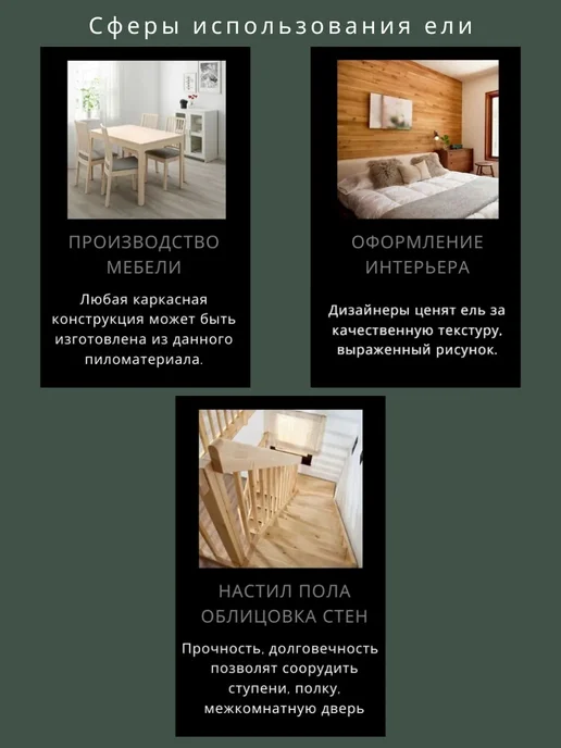 Wild WOOD Мебельный щит Ель Цельноламельный 400х600х18, 500x1100x18, фото 3
