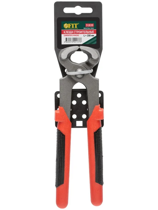 FIT FINCH INDUSTRIAL TOOLS FIT Клещи 20 см, антикоррозийное покрытие, черный, фото 4