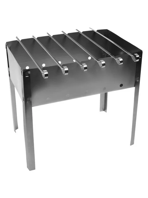 Maclay Мангал "Эконом", 6 шампуров, 40×25×40 см, металлическ, 40x25x40 см, фото 5