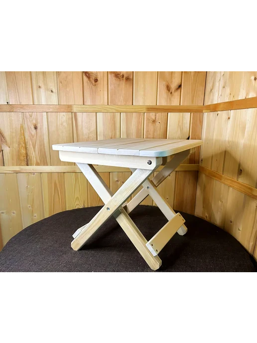 Табурет низкий 28 х 28 х 19 см, Вторая категория, 50x42.5x41.5 см, фото 3