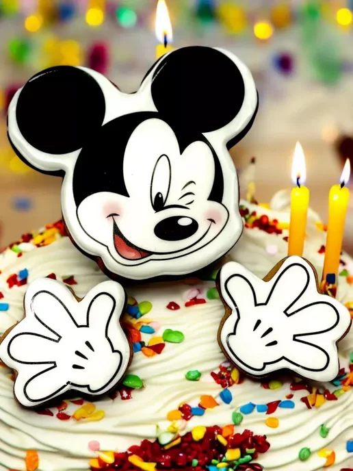 Art sweets Пряники для торта Микки Маус 3 шт, 3 шт, фото 3