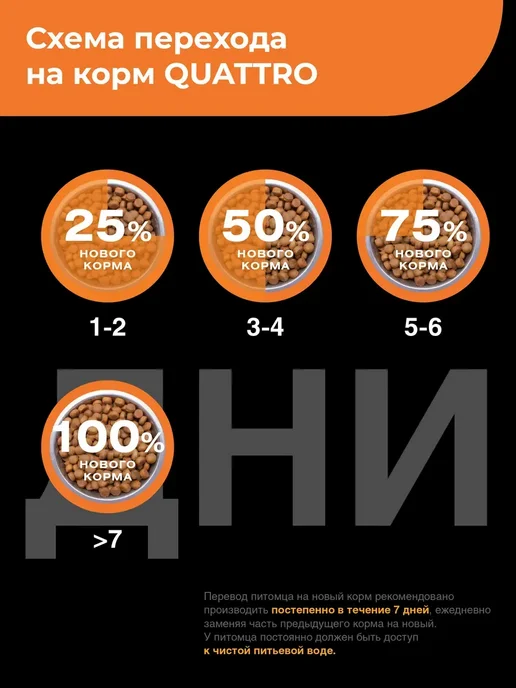 Сухой корм QUATTRO Чихуахуа для собак, индейка, 12 кг, фото 7
