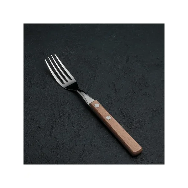 Вилка столовая с деревянной ручкой "Эко" 19,5 см