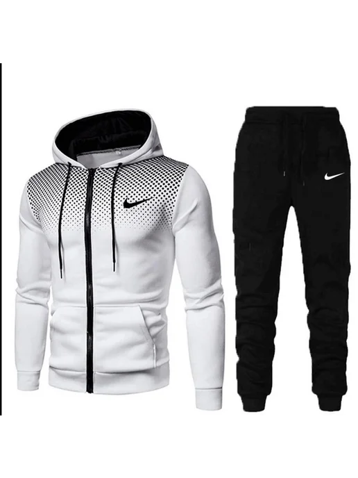 ST SHOP Спортивный костюм с толстовской, белый