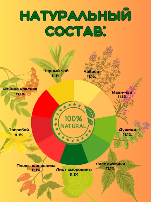 ООО "Фарм-продукт" Травяной сбор Витаминный пакетированный, вариант, фото 2