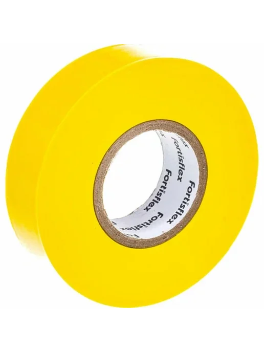 КВТ Изолента профессиональная жел ПВХ 19х0.15x20, 19x0.15x20, фото 3