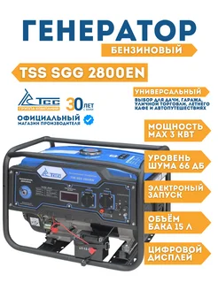 Генератор бензиновый электростанция 2.8-3 кВт TSS SGG 2800EN ТСС 331400118 купить за 25 900 ₽ в интернет‑магазине Wildberries