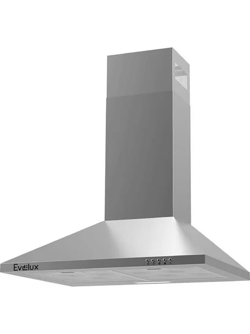 EVELUX Вытяжка купольная Favorite 60 X, 3 скорости, серый, фото 2